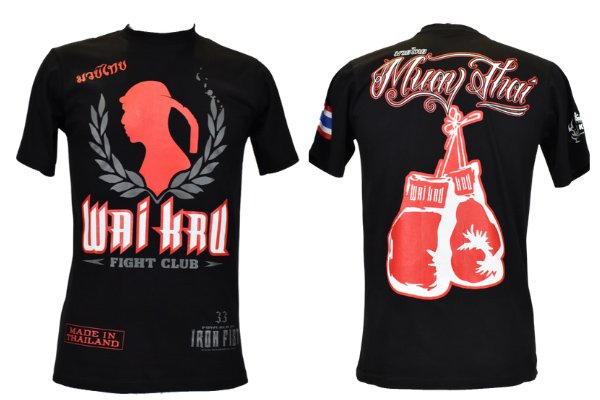 camiseta manga corta muay thai negra wai kru fisth club palm camiseta manga corta muay thai negra wai kru fisth club palm