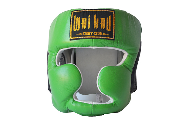 cascos pro piel muay thai wai kru verde cascos pro piel muay thai wai kru verde