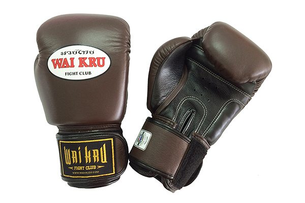 guante muay thai waikru marrón guante muay thai waikru marrón