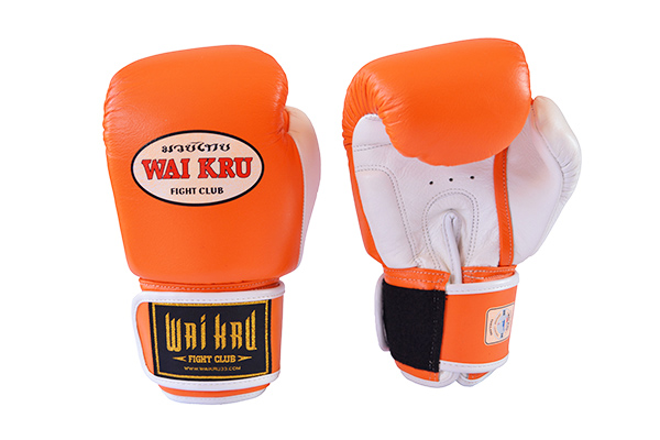 guante muay thai waikru naranja guante muay thai waikru naranja