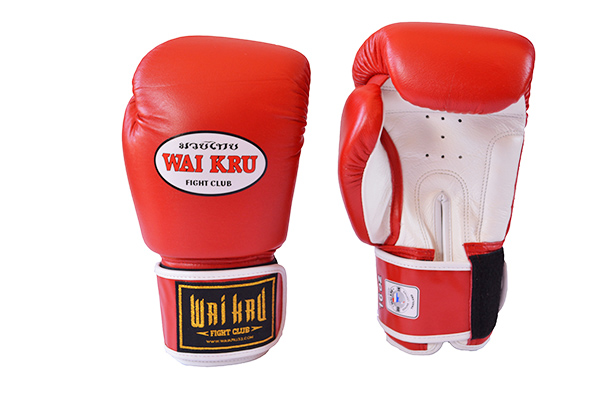 guante muay thai waikru rojo guante muay thai waikru rojo