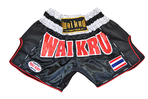 pantalón muay thai carbono wai kru negro cintura blanca pantalón muay thai carbono wai kru negro cintura blanca