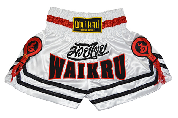 pantalón muay thai tradicional waikru blanco cintura blanca pantalón muay thai tradicional waikru blanco cintura blanca